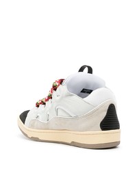 Baskets basses en cuir blanches Lanvin