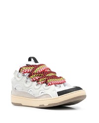 Baskets basses en cuir blanches Lanvin