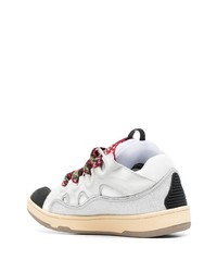 Baskets basses en cuir blanches Lanvin