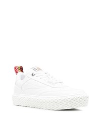 Baskets basses en cuir blanches Lanvin