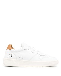 Baskets basses en cuir blanches D.A.T.E