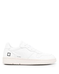 Baskets basses en cuir blanches D.A.T.E