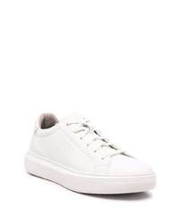 Baskets basses en cuir blanches Geox