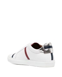 Baskets basses en cuir blanches Malone Souliers