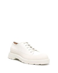 Baskets basses en cuir blanches BOSS