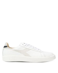 Baskets basses en cuir blanches Diadora