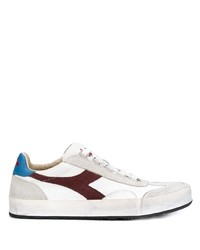 Baskets basses en cuir blanches Diadora