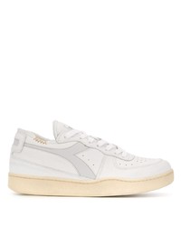 Baskets basses en cuir blanches Diadora