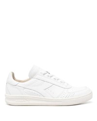 Baskets basses en cuir blanches Diadora