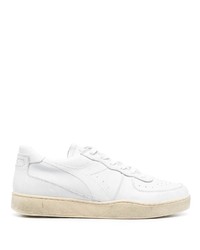 Baskets basses en cuir blanches Diadora