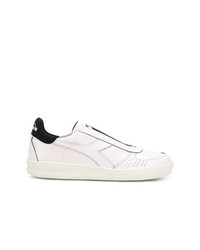 Baskets basses en cuir blanches Diadora