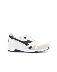 Baskets basses en cuir blanches Diadora