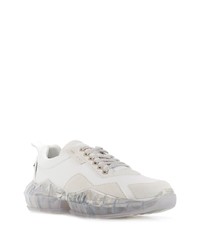 Baskets basses en cuir blanches Jimmy Choo