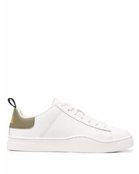 Baskets basses en cuir blanches Diesel