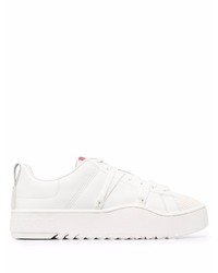 Baskets basses en cuir blanches Diesel