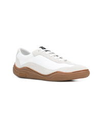 Baskets basses en cuir blanches Lanvin