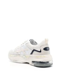 Baskets basses en cuir blanches Premiata