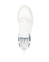 Baskets basses en cuir blanches Premiata