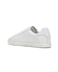 Baskets basses en cuir blanches DSQUARED2