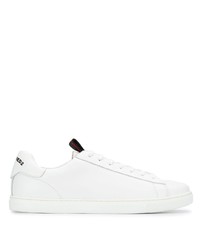 Baskets basses en cuir blanches DSQUARED2