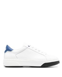 Baskets basses en cuir blanches DSQUARED2