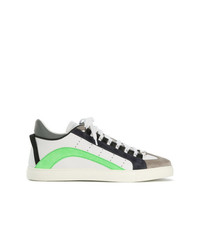 Baskets basses en cuir blanches DSQUARED2