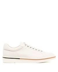 Baskets basses en cuir blanches Dunhill