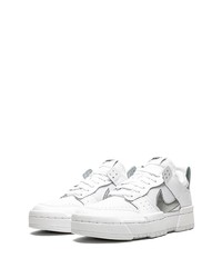 Baskets basses en cuir blanches Nike