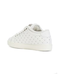 Baskets basses en cuir blanches Philipp Plein