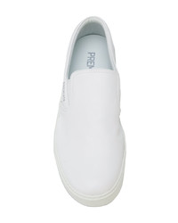 Baskets basses en cuir blanches Premiata