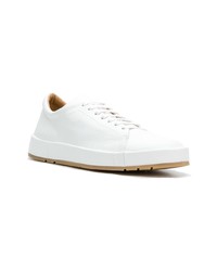 Baskets basses en cuir blanches Jil Sander