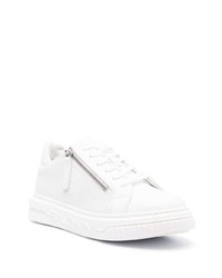 Baskets basses en cuir blanches Baldinini