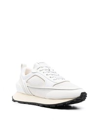 Baskets basses en cuir blanches Balmain