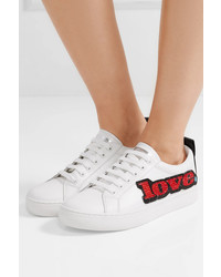 Baskets basses en cuir blanches Marc Jacobs