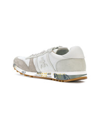 Baskets basses en cuir blanches Premiata