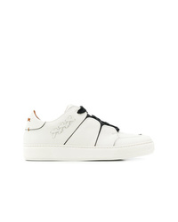 Baskets basses en cuir blanches Ermenegildo Zegna XXX