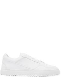 Baskets basses en cuir blanches Etq Amsterdam