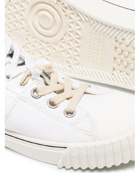 Baskets basses en cuir blanches Maison Margiela