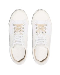 Baskets basses en cuir blanches Maison Margiela