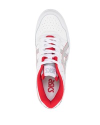 Baskets basses en cuir blanches Asics