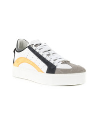 Baskets basses en cuir blanches DSQUARED2