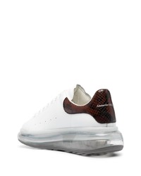 Baskets basses en cuir blanches Alexander McQueen