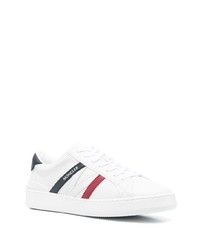 Baskets basses en cuir blanches Moncler