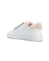 Baskets basses en cuir blanches Hogan