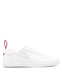 Baskets basses en cuir blanches Ferrari