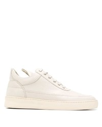 Baskets basses en cuir blanches Filling Pieces