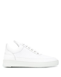 Baskets basses en cuir blanches Filling Pieces