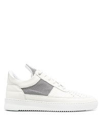 Baskets basses en cuir blanches Filling Pieces