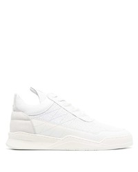 Baskets basses en cuir blanches Filling Pieces