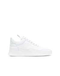 Baskets basses en cuir blanches Filling Pieces